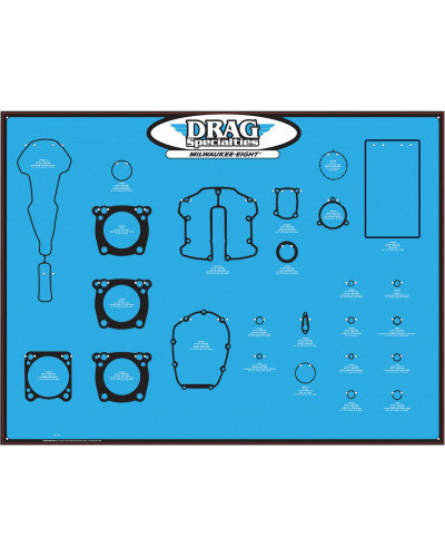 Joints divers DRAG SPECIALTIES DISPLAY BOARD GASKET M8 MOTOR Joints divers DRAG SPECIALTIES DISPLAY BOARD GASKET M8 MOTOR