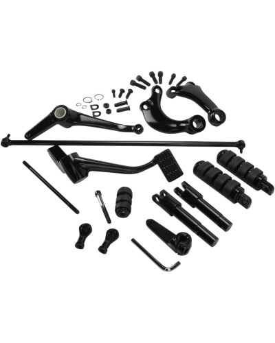 Commandes reculées DRAG SPECIALTIES FORWARD CTRL BLK 04-13XL Commandes reculées DRAG SPECIALTIES FORWARD CTRL BLK 04-13XL