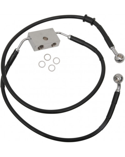 Accessoires Freinage Moto DRAG SPECIALTIES FRT BRAKE LINE XL BK +10 Accessoires Freinage Moto DRAG SPECIALTIES FRT BRAKE LINE XL BK +10
