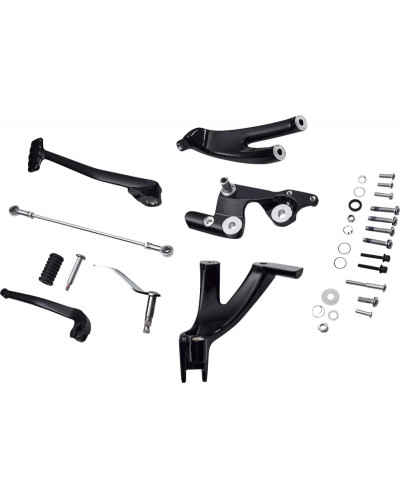 Commandes reculées DRAG SPECIALTIES FWD CNTRL KIT SFTL BL Commandes reculées DRAG SPECIALTIES FWD CNTRL KIT SFTL BL