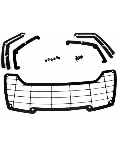 Accessoires Feux Moto DRAG SPECIALTIES HEADLAMP GUARD KIT ALUM BLK 21