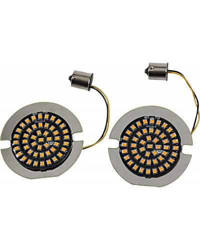Clignotants Moto DRAG SPECIALTIES INSERT LED AMB 1156 FLAT
