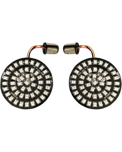 Clignotants Moto DRAG SPECIALTIES INSERT LED RED 1157