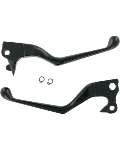Levier Embrayage Moto DRAG SPECIALTIES LEVER SET BLK 04-13 XL