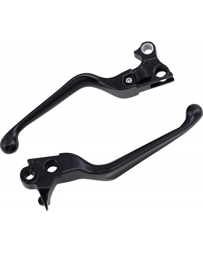Levier Embrayage Moto DRAG SPECIALTIES LEVER SET BLK 96-15 BT Levier Embrayage Moto DRAG SPECIALTIES LEVER SET BLK 96-15 BT