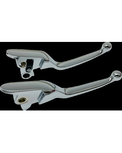 Levier Embrayage Moto DRAG SPECIALTIES LEVER SET NARROW CHROME 08-13
