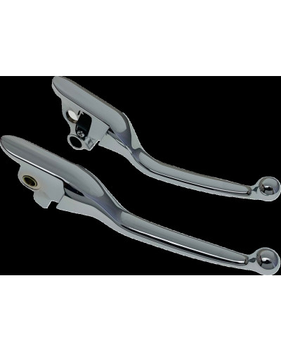 Levier Embrayage Moto DRAG SPECIALTIES LEVER SET NARROW CHROME 15-23 Levier Embrayage Moto DRAG SPECIALTIES LEVER SET NARROW CHROME 15-23