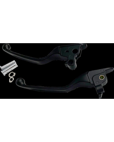 Levier Embrayage Moto DRAG SPECIALTIES LEVER SET NARROW MATTE BLACK 0 Levier Embrayage Moto DRAG SPECIALTIES LEVER SET NARROW MATTE BLACK 0