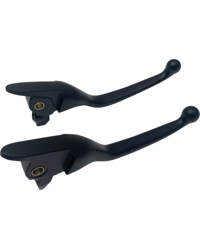 Levier Embrayage Moto DRAG SPECIALTIES LEVER SET NARROW MATTE BLACK 1