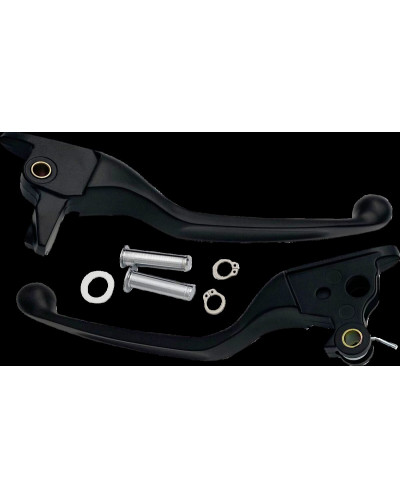 Levier Embrayage Moto DRAG SPECIALTIES LEVER SET NARROW MATTE BLACK 2 Levier Embrayage Moto DRAG SPECIALTIES LEVER SET NARROW MATTE BLACK 2