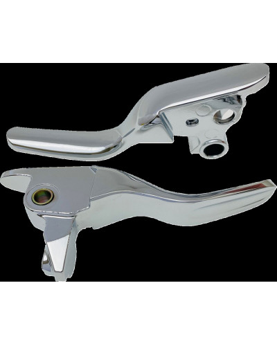Levier Embrayage Moto DRAG SPECIALTIES LEVER SET SHORT CHROME 08-13 T Levier Embrayage Moto DRAG SPECIALTIES LEVER SET SHORT CHROME 08-13 T