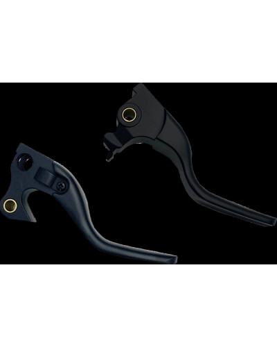 Levier Embrayage Moto DRAG SPECIALTIES LEVER SET SHORT MATTE BLACK 14