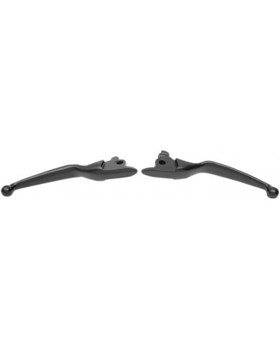 Levier Embrayage Moto DRAG SPECIALTIES LEVERS BLK SMTH FLT 17-19
