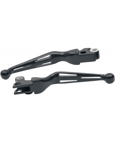 Levier Embrayage Moto DRAG SPECIALTIES LEVERS SLOT BLK 08-13FLT