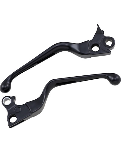 Levier Embrayage Moto DRAG SPECIALTIES LEVERS SLOT BLK 96-17 BT Levier Embrayage Moto DRAG SPECIALTIES LEVERS SLOT BLK 96-17 BT