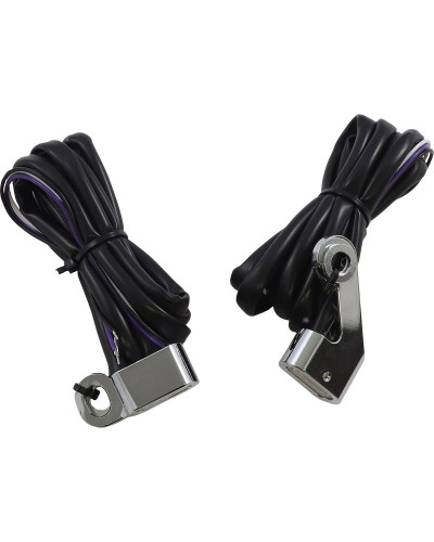 Accessoires Feux Moto DRAG SPECIALTIES LIGHTS MKR C WH/AMBR FLT