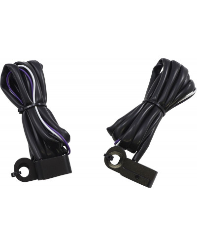 Accessoires Feux Moto DRAG SPECIALTIES LIGHTS MKR MB WH/A SMK HY