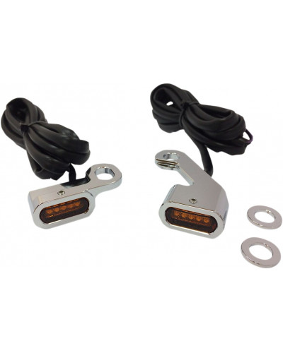 Accessoires Feux Moto DRAG SPECIALTIES LIGHTS MRKR CHR AMBR FLT Accessoires Feux Moto DRAG SPECIALTIES LIGHTS MRKR CHR AMBR FLT