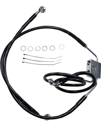 Accessoires Freinage Moto DRAG SPECIALTIES LINE BR F FXDF2-17BK UP+6