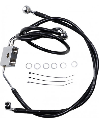 Accessoires Freinage Moto DRAG SPECIALTIES LINE BR F FXDF2-17BK UP+8 Accessoires Freinage Moto DRAG SPECIALTIES LINE BR F FXDF2-17BK UP+8