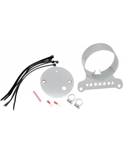 Capteurs DRAG SPECIALTIES MOUNT GAGE CHR SNGL