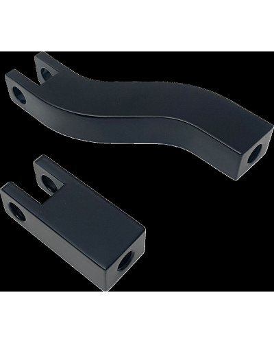 Repose Pieds Moto DRAG SPECIALTIES MOUNT PASS.PEGS BLK 02-05 FXD
