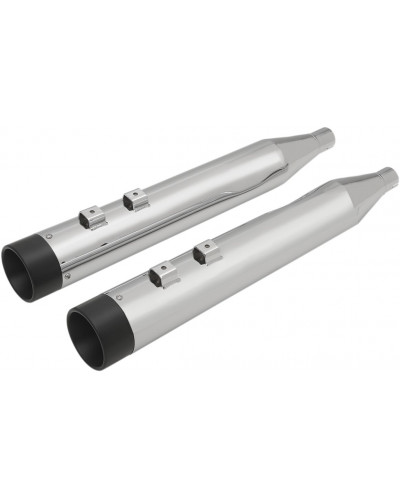 Silencieux Échappement Moto DRAG SPECIALTIES MUFFLER CHR 4 W/BL 95-16 Silencieux Échappement Moto DRAG SPECIALTIES MUFFLER CHR 4 W/BL 95-16