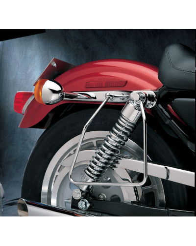 Support Sacoche Moto DRAG SPECIALTIES SBAG SUPPORTS 82-93 XL