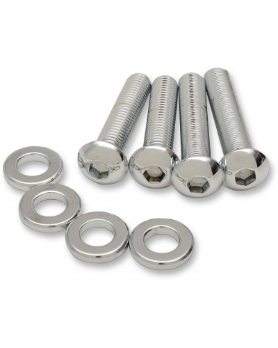 COLLIER DE SERRAGE DRAG SPECIALTIES SHOCK MOUNT KIT CHROME COLLIER DE SERRAGE DRAG SPECIALTIES SHOCK MOUNT KIT CHROME