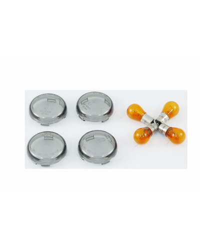 Accessoires Feux Moto DRAG SPECIALTIES SMOKED BULLET LENS 00-14 Accessoires Feux Moto DRAG SPECIALTIES SMOKED BULLET LENS 00-14