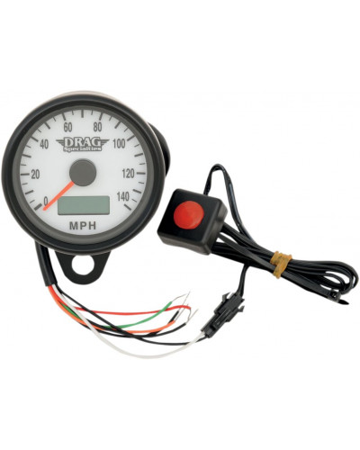 Capteurs DRAG SPECIALTIES SPEEDO BLK 2.4 PROG WHT Capteurs DRAG SPECIALTIES SPEEDO BLK 2.4 PROG WHT
