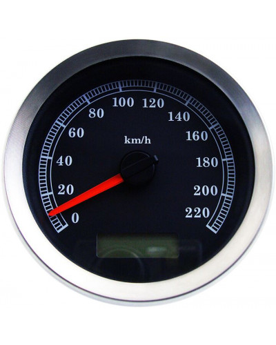 Capteurs DRAG SPECIALTIES SPEEDOMETER BLK KPH 4 04-