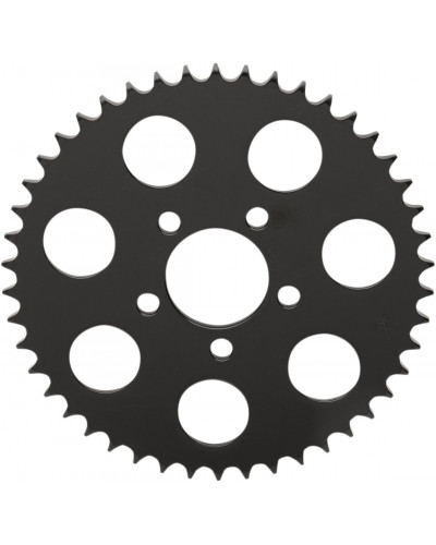 Couronne Moto DRAG SPECIALTIES SPROCKET BLK 46T FLAT Couronne Moto DRAG SPECIALTIES SPROCKET BLK 46T FLAT