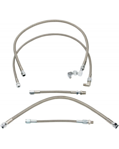 Durite Mise à l'Air Moto DRAG SPECIALTIES SS OIL LINE KIT 86-90 XL