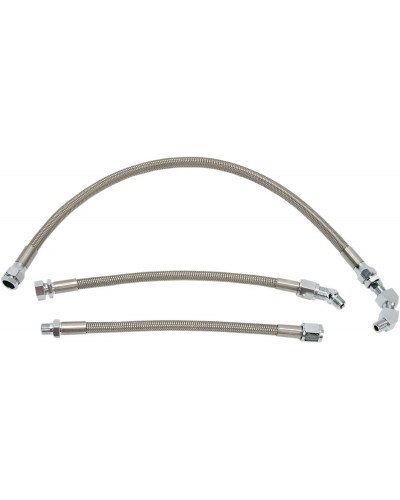 Durite Mise à l'Air Moto DRAG SPECIALTIES SS OIL LINE KIT 94-02 XL