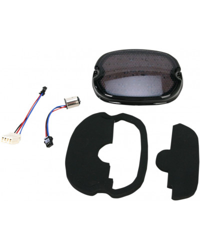 Accessoires Feux Moto DRAG SPECIALTIES TAILLIGHT SMK/NOTAG LOPRO