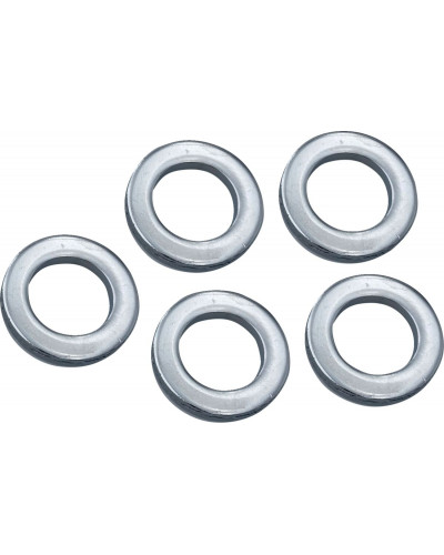 BARRE DE TRANSMISSION DRAG SPECIALTIES WASHERS AXLE NUT CHR 5PK 10600