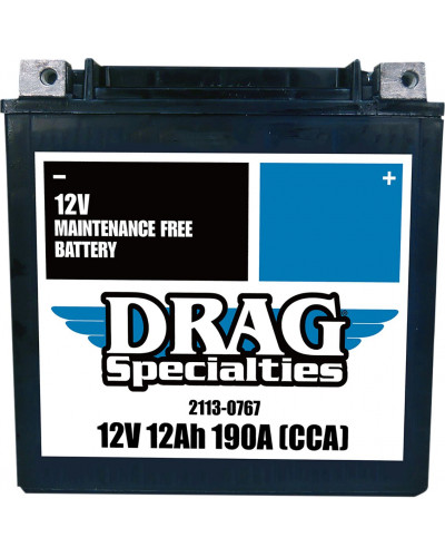 Batterie Moto DRAG SPECIALTIES BATTERIES BATTERY DRAG YTX14L-FT