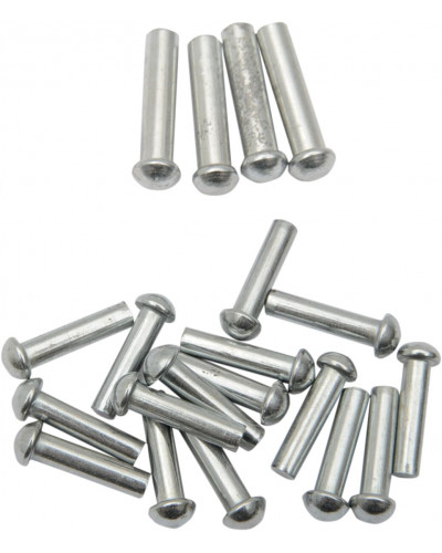 Couronne Moto EASTERN MOTORCYCLE PARTS RIVETS & DOWELS 20PK 8485 Couronne Moto EASTERN MOTORCYCLE PARTS RIVETS & DOWELS 20PK 8485