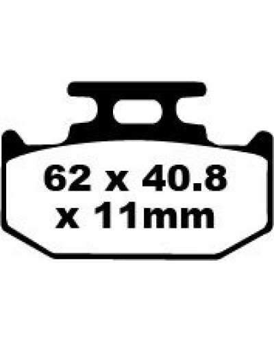 Plaquettes Freins EBC BRAKE PAD CARBON TT DIRT Plaquettes Freins EBC BRAKE PAD CARBON TT DIRT