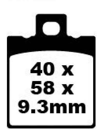 Plaquettes Freins EBC BRAKE PAD FA SER ORGANIC