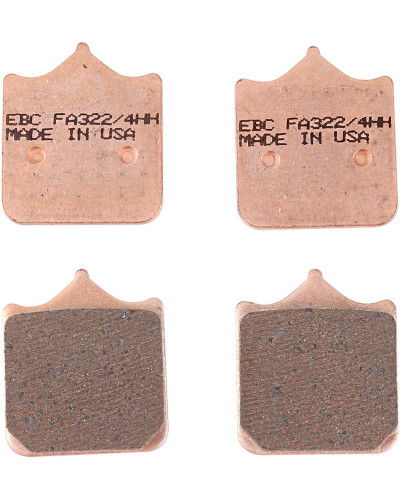 Plaquettes Freins EBC BRAKE PAD SINTERED HH