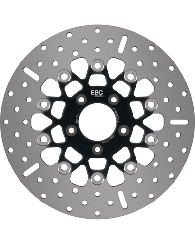 Accessoires Freinage Moto EBC EBC Black Chrome Centred Stainless Floating Disc For HD Accessoires Freinage Moto EBC EBC Black Chrome Centred Stainless Floating Disc For HD
