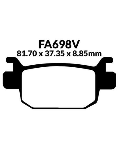 Plaquettes Freins EBC EBC FA698V