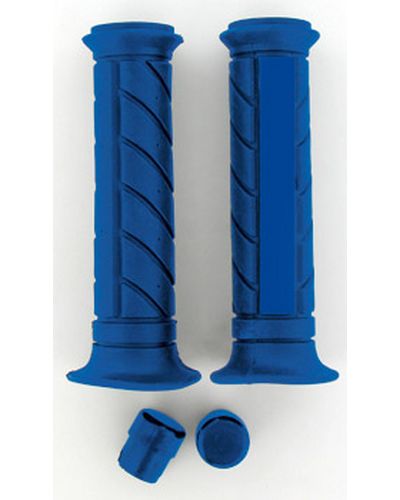 Poignées Moto EBC GX003 Galindo Superbike Grips Blue