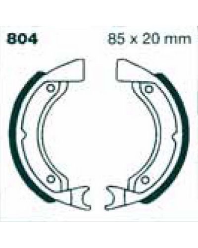 Machoires Frein Moto EBC Jeu de machoires EBC-804