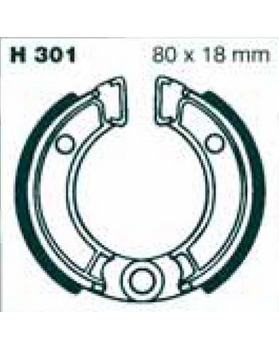 Machoires Frein Moto EBC Jeu de machoires EBC-H301