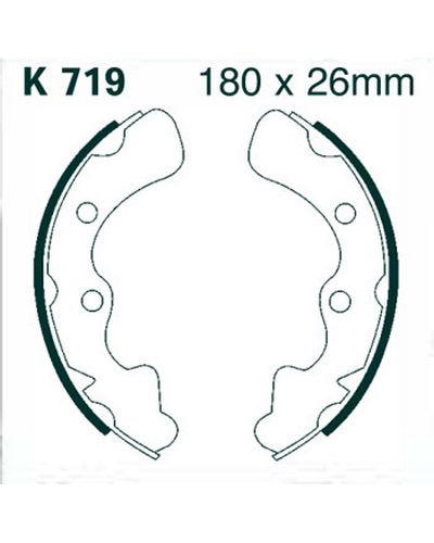 Machoires Frein Moto EBC Jeu de machoires EBC-K719