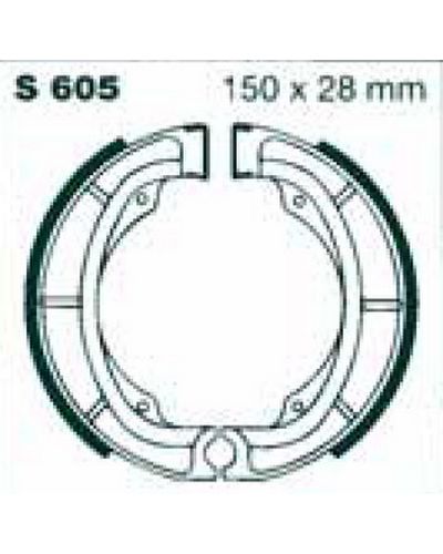 Machoires Frein Moto EBC Jeu de machoires EBC-S605