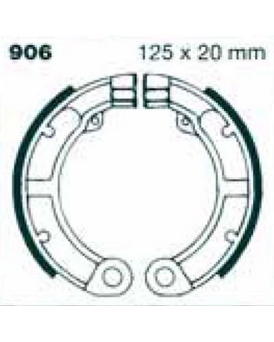 Machoires Frein Moto EBC Jeu de machoires EBC-V906